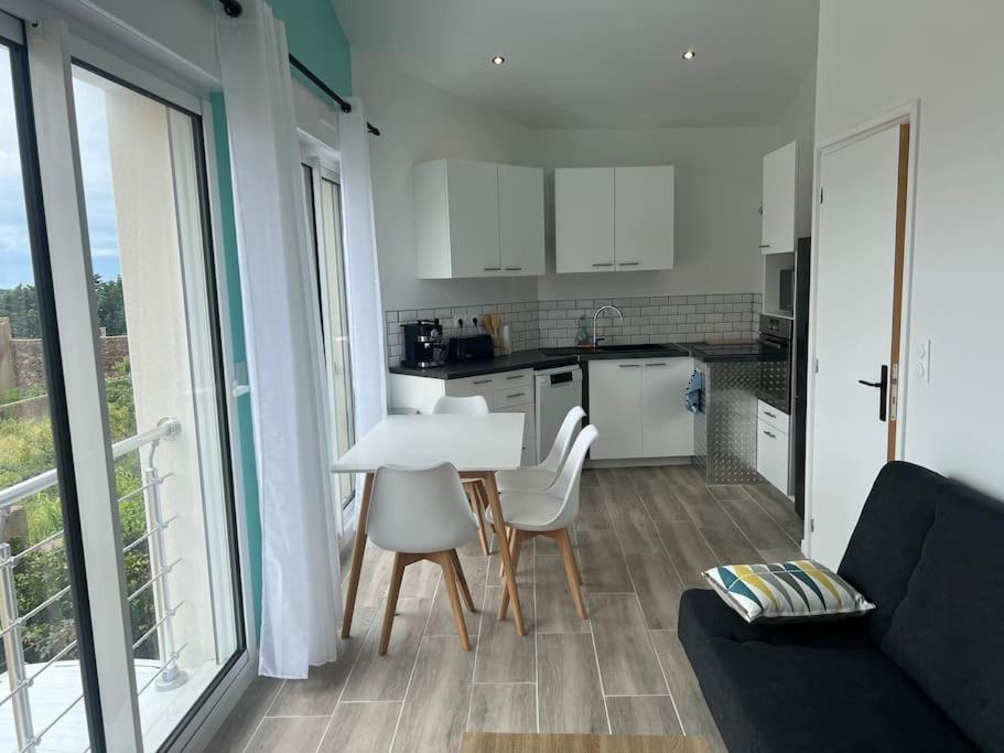 Maison Centre Brem Avec Vue Sur La Cote מראה חיצוני תמונה
